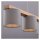 5-flammige Hängeleuchte Wood & Style, Schwarz / Grau / Braun, 5 x E14 max. 25W – Briloner