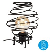Briloner Swirl Tischleuchte 7870-015 – 1-flammige...
