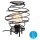 Tischlampe Swirl, Schwarz, 60 Watt, IP20, Ø 21 cm – Briloner