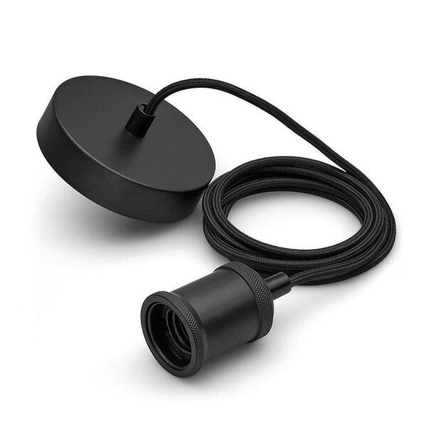 Pendelleuchte, schwarz, 2 m – Philips