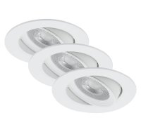 Einbauleuchten "FIT" Briloner 3er-Set LED 5W...