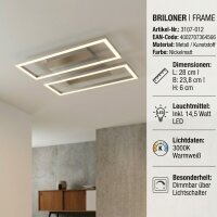Briloner  Frame LED dimmbar über Lichtschalter...