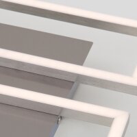 Briloner  Frame LED dimmbar über Lichtschalter Nickelmatt
