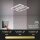 LED Deckenlampe Frame, Nickelmatt, 14,5 Watt, 3000K, dimmbar, 28 x 23,8 x 6 cm – Briloner