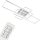 Briloner Frame LED Deckenleuchte Chrom Alu 104x42cm Dimmbar CCT Fernbedienung 55W