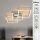 Briloner  Frame LED Deckenlampe 3-flammig Stufendimmbar Schwenkbar Chrom-Alu