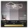 LED Deckenleuchte Frame, Alu / Chrom, 57 Watt, dimmbar, 72,4 x 72,4 x 8 cm – Briloner
