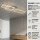 Briloner LED Deckenleuchte Frame Alu Chrom 93x26cm 44W Dimmbar Switch-Dimmer Warmweiß