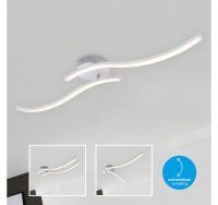 LED Deckenlampe Go, Aluminiumfarbig, 18 Watt, 3000K,...