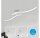 LED Deckenlampe Go, Aluminiumfarbig, 18 Watt, 3000K, schwenkbar, 78,2 x 12 x 11 cm – Briloner