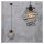 Pendelleuchte Swirl, Schwarz, E27 max. 60W (exkl.), Ø 21 cm – Briloner