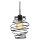 Pendelleuchte Swirl, Schwarz, E27 max. 60W, Ø 21 cm – Briloner