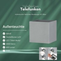 Außenleuchte Telefunken LED 7W 4000K...