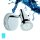 Wandstrahler Bath, Chrom, 4 Watt, schwenkbar, IP44, Ø 8 cm – Briloner