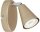 Wandstrahler Smart Gold Basic, Pale Gold, 5 Watt, smart steuerbar, schwenkbar – Briloner