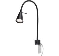 Briloner Comfort Light LED Wandleuchte Flexarm Schwarz