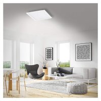 LED Deckenleuchte Pallas, Weiß, 36 Watt, dimmbar, mit Fernbedienung – Briloner