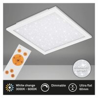 LED Deckenleuchte Panel Pallas, Weiß, 36 Watt, 3000 – 6500K, dimmbar – Briloner
