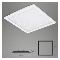 LED Deckenleuchte Panel Pallas, Weiß, 36 Watt, 3000 – 6500K, dimmbar – Briloner