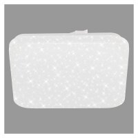 LED Deckenlampe Vipe, Weiß, 8 Watt, 4000K, Sternenhimmel-Effekt, 22 x 22 x 5 cm – Briloner