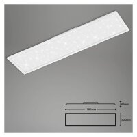 LED Deckenleuchte Panel Pallas, Weiß, 36 Watt, 3000 – 6500K, dimmbar – Briloner