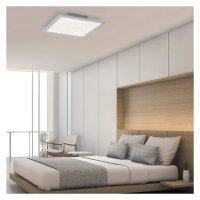 Briloner  Vesta LED Panel 38W Sternenhimmeleffekt Quadratisch Weiß