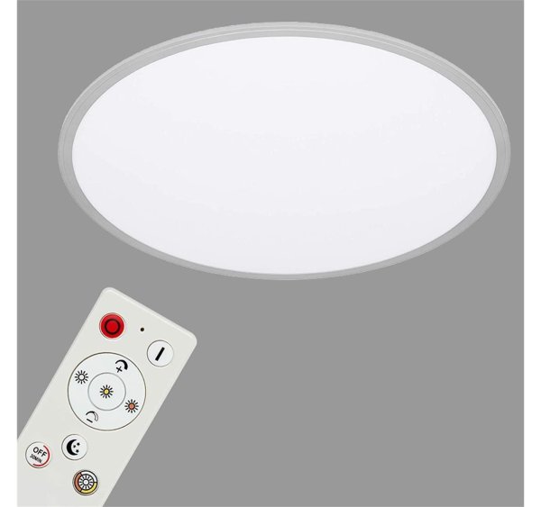 Briloner  Piatto LED Panel 36W Dimmbar Fernbedienung Timer- und Nachtlichtfunktion Rund Weiß