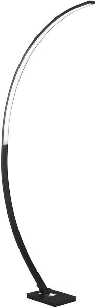 Stehlampe, Schwarz, 18 Watt, 3000K, Touchdimmer, 75 x 165 cm – Briloner