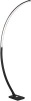 Stehlampe, Schwarz, 18 Watt, 3000K, Touchdimmer, 75 x 165 cm – Briloner