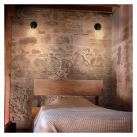 Briloner  Pearl Wandlampe 1-flammig Schwenkbar Spot Schwarz