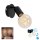 Briloner  Pearl Wandlampe 1-flammig Schwenkbar Spot Schwarz