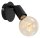 Briloner  Pearl Wandlampe 1-flammig Schwenkbar Spot Schwarz