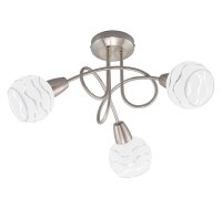 Briloner VIOLA Deckenleuchte Spot 3-flammig Nickel-matt...