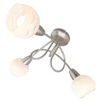 Briloner VIOLA Deckenleuchte Spot 3-flammig Nickel-matt...