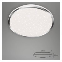 Briloner  Splash LED Badlampe Neutralweiß Sternenhimmel Deckenleuchte Chrom