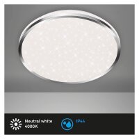 LED Deckenleuchte Splash, Chrom, 18 Watt,...