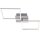 LED Deckenlampe Frame, Alu Chrom, 32 Watt, 3000K, dimmbar, 76,3 x 36,5 x 7,8 cm – Briloner