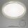 LED Deckenleuchte Cadre, Aluminium, 22 Watt, 3000K, Backlight-Effekt, Ø 42,5 cm – Briloner