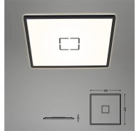 Briloner  Free Back Light Effekt LED Deckenlampe Schwarz