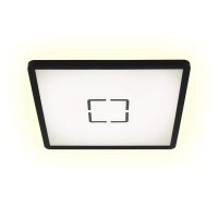 Briloner  Free LED Deckenlampe Eckig Schwarz Back Light...