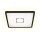 Briloner  Free LED Deckenlampe Eckig Schwarz Back Light Effekt