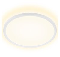 Briloner Slim LED Panel Ø42cm Weiß mit Back Light Effekt, 22W 4000K