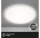 Briloner Slim LED Panel Ø42cm Weiß mit Back Light Effekt, 22W 4000K