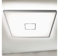 Briloner  Free LED Eckig Silber Deckenlampe mit Back...