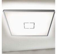 LED Deckenleuchte Free, Silber, 22 Watt, 42 x 42 x 2,9 cm...