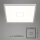 LED Deckenlampe Free, Silber, 22 Watt, 4000K, 42 x 42 x 2,9 cm – Briloner