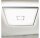 LED Deckenleuchte Free, Silber, 22 Watt, 42 x 42 x 2,9 cm – Briloner