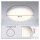 LED Deckenleuchte Fire, Chrom matt, 25 Watt, 3000K, Ø 40,5 cm – Briloner