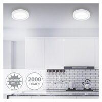 LED Deckenleuchte Fire, Weiß, 21 Watt, 4000K, Ø 30 cm – Briloner
