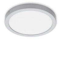 LED Deckenleuchte Fire, Chrom matt, IP44, Ø 30 cm – Briloner